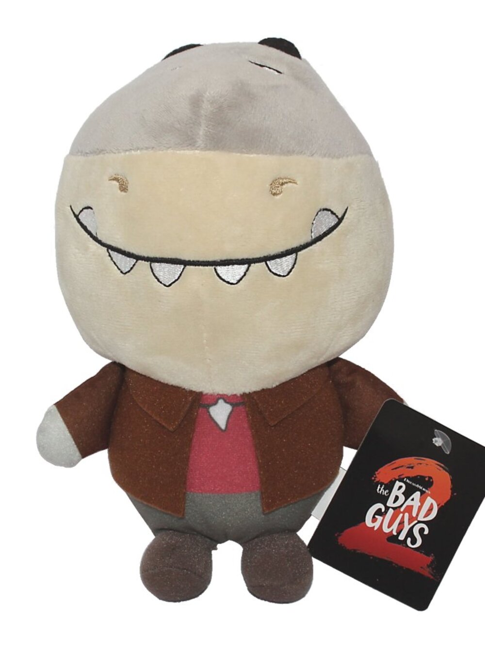 DreamWorks The Bad Guys 2 Exclusive Collectible Mr. Shark Plush Stuffed Animal